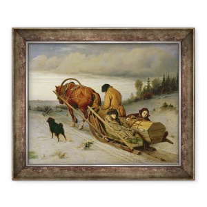Tablou inramat - Vasili Grigorevich Perov - Vazand pe Morti, 50 x 60 cm