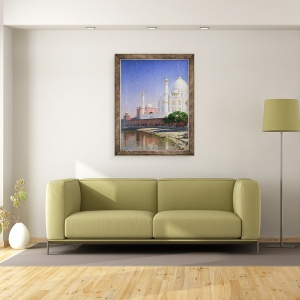 Tablou inramat - Vasili Vasilievich Vereshchagin - Taj Mahal I, 70 x 90 cm - Img 2