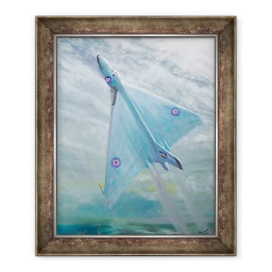 Tablou inramat - Vincent Alexander Booth - Avro Vulcan B1 zbor de noapte, 2016, 50 x 60 cm