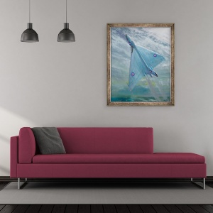 Tablou inramat - Vincent Alexander Booth - Avro Vulcan B1 zbor de noapte, 2016, 50 x 60 cm - Img 2