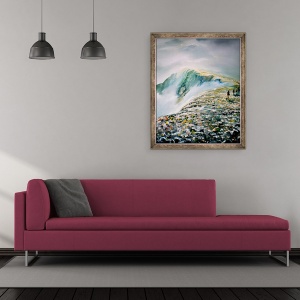 Tablou inramat - Vincent Alexander Booth - Cursa de vara pe Helvellyn, 2013, 50 x 60 cm - Img 2