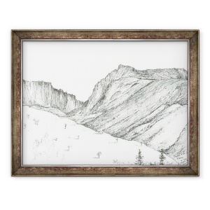 Tablou inramat - Vincent Alexander Booth - Scafell, 2005, 70 x 90 cm