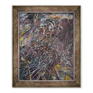 Tablou inramat - Vincent Alexander Booth - Undele Brainwaves Cosmos, 2014, 50 x 60 cm