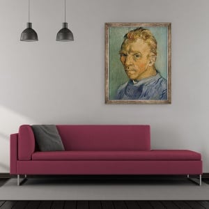 Tablou inramat - Vincent van Gogh - Autoportret IV, 50 x 60 cm - Img 2