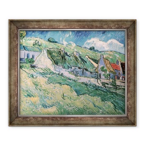 Tablou inramat - Vincent van Gogh - Cabane la Auvers-sur-Oise, 50 x 60 cm