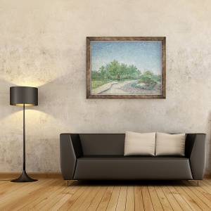 Tablou inramat - Vincent van Gogh - Square Saint-Pierre, Paris, 60 x 80 cm - Img 2