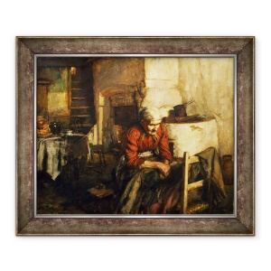 Tablou inramat - Walter Langley - Amintiri, 70 x 85 cm
