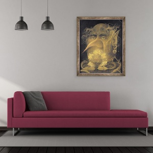 Tablou inramat - Wayne Anderson - Juggler zana, 50 x 60 cm - Img 2