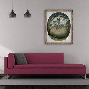 Tablou inramat - Wayne Anderson - La inceput, 50 x 60 cm - Img 2