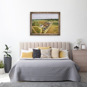 Tablou inramat - William Brown - Tiptree Hall si Ferma, Essex, 70 x 90 cm - Img 3