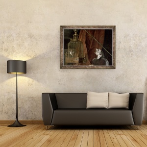 Tablou inramat - William Hogarth - Copiii Graham, 70 x 90 cm - Img 2
