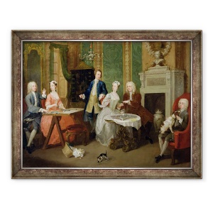 Tablou inramat - William Hogarth - Portretul unei Familii, 60 x 80 cm
