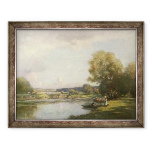 Tablou inramat - William Kay Blacklock - Vara la Hemingford Grey, 70 x 90 cm
