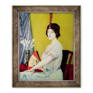 Tablou inramat - William Strang - Fanul Japonez, 70 x 85 cm