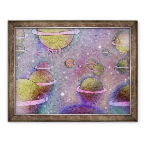 Tablou inramat - Yoyo Zhao - Univers, 70 x 90 cm
