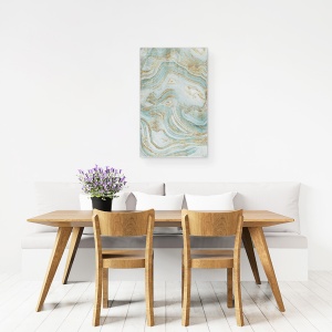 Tablou canvas - Abstract, Abastru, Agat, 50 x 80 cm - Img 4