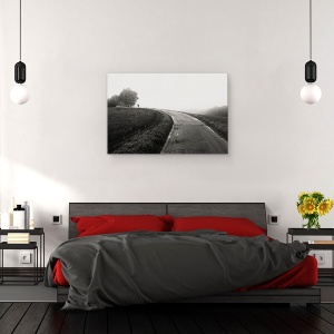 Tablou canvas - Alergatori, Caine, Fuga, Fuga, Alergator, Peisaj, 80 x 120 cm - Img 3
