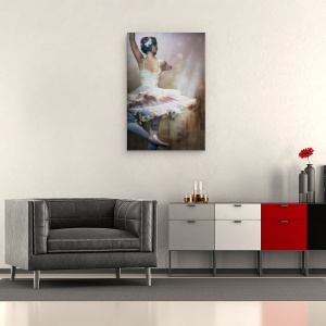 Tablou canvas - Am Dansat Cu O Voce Soptita, Balet, Dansatoare, 60 x 90 cm - Img 2