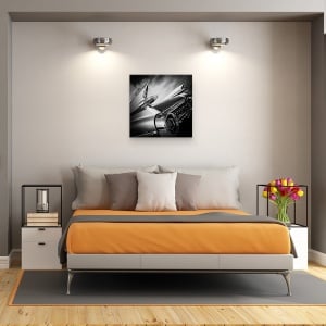 Tablou canvas - American, Assen, American, Natura Moarta, Vintage, Retro, 90 x 90 cm - Img 3