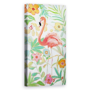 Tablou canvas - Animale, Flori, Flamingo, Pictura, 50 x 100 cm