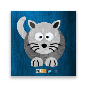 Tablou Canvas - Animale, Pisica, 60 x 60 cm