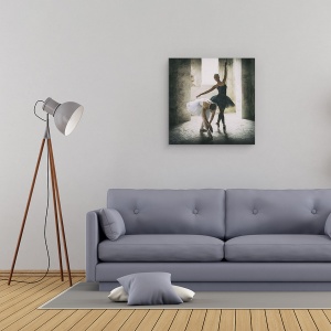 Tablou canvas - Arcul Subtil, Danseaza, Dansand, Dansatoare, Brat, Intinde, 90 x 90 cm - Img 2