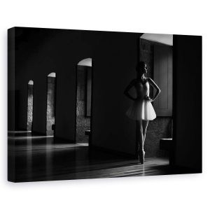 Tablou canvas - Balerina, Balet, Balerina, Danseaza, Dansatoare, Femeie, 60 x 90 cm