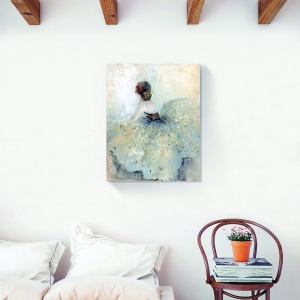 Tablou decorativ canvas cu balerină modernă