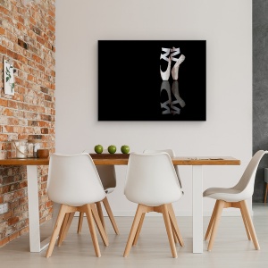 Tablou canvas - Balet, Pantofi, Balerina, Danseaza, 60 x 80 cm - Img 4