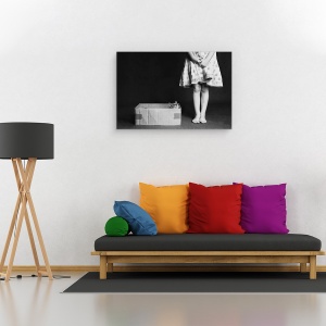 Tablou canvas - Bun Venit, Pisica, Dragut, Pet, Animal, Cutie, 40 x 60 cm - Img 2