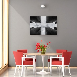 Tablou canvas - C R O S, Memorial, Ucis, Berlin, Germania, Blocuri, 40 x 60 cm - Img 4