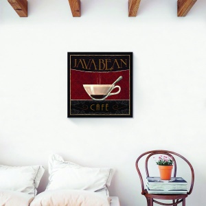 Tablou decorativ modern living cafe espresso pe canvas 60x60 cm