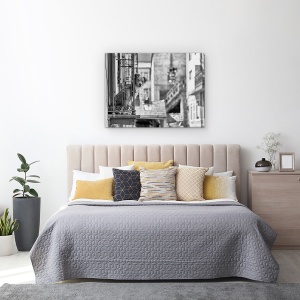 Tablou canvas - Caine, Strada, Caine, Balcon, Animale, Urban, 60 x 80 cm - Img 3