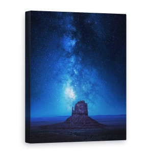 Tablou canvas - Calea Lactee, Arizona, Navajo, Tribal, Parc, Vest, 50 x 70 cm