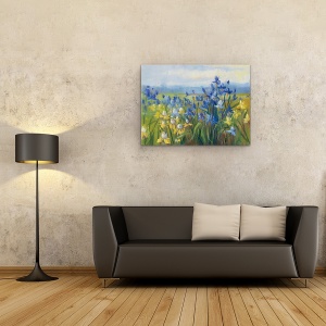Tablou canvas - Camp de flori galben II, 75 x 100 cm - Img 2