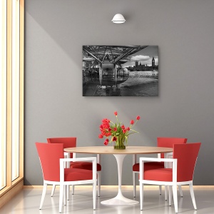 Tablou canvas Londra Westminster cu accente futuriste