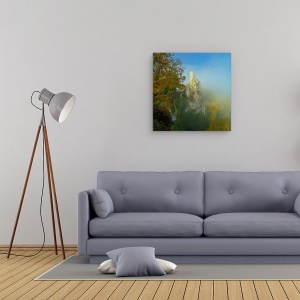 Tablou canvas - Castelul Lichtenstein, Germania, Orasel, Peisaj, 60 x 60 cm - Img 2