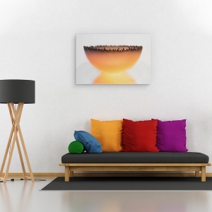 Tablou canvas - Castron, Orizont, Ou, Coaja, Muzeul Sticlei Corning, 60 x 90 cm - Img 2