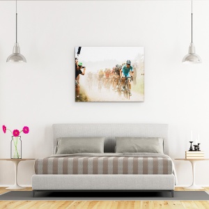 Tablou canvas - Ciclism In Praf, Ciclism, Tour De France, Ciclist, Sport, Sport, 60 x 75 cm - Img 3