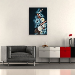 Tablou canvas - Coacerea Pentru Astrolog, Natura Moarta, Brutarie, Bucatar, 40 x 60 cm - Img 2