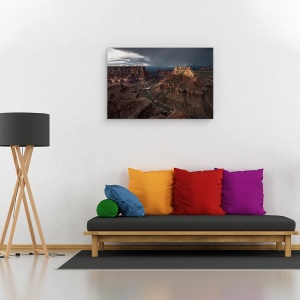 Tablou canvas - Confluenta, Arizona, Fulgere, Desert, Marele Canion, 80 x 120 cm - Img 2