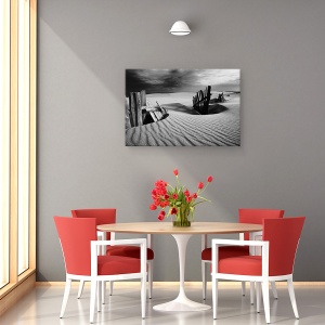 Tablou canvas - Confruntare, Gard, Nisip, Dune, Rusia, Kaliningrad, 60 x 90 cm - Img 4