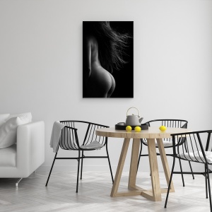 Tablou canvas - Curbe, Senzual, Frumusete, Portret, Fata, Femeie, 60 x 90 cm - Img 4