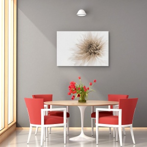 Tablou canvas - Demnitate, Flori, Flori, Luminos, Alb, 80 x 120 cm - Img 3
