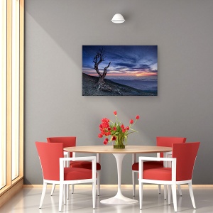 Tablou canvas - Dincolo De Cer, Peisaj, Panorama, Cetos, Apus De Soare, 60 x 90 cm - Img 4