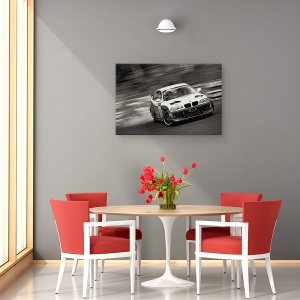 Tablou canvas - Dr 1 Ft, Deriva, Panning, Motorsport, Masina, Sport, 60 x 90 cm - Img 4