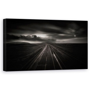 Tablou canvas - Dupa Oameni, Peisaj, Autostrada, Slovacia, Atmosfera, Intuneric, 50 x 100 cm
