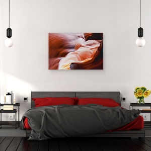 Tablou canvas - Ecoul Timpului, Canionul Antilopa , Piatra, Stanca, Linii, 60 x 90 cm - Img 3
