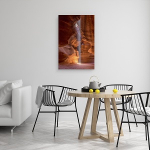 Tablou canvas - Fascicul De Lumina, Lumina, Ray, Raza De Lumina, Stanca, Nisip, 40 x 60 cm - Img 4