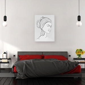 Tablou canvas - Femeie Minunata, 75 x 100 cm - Img 3